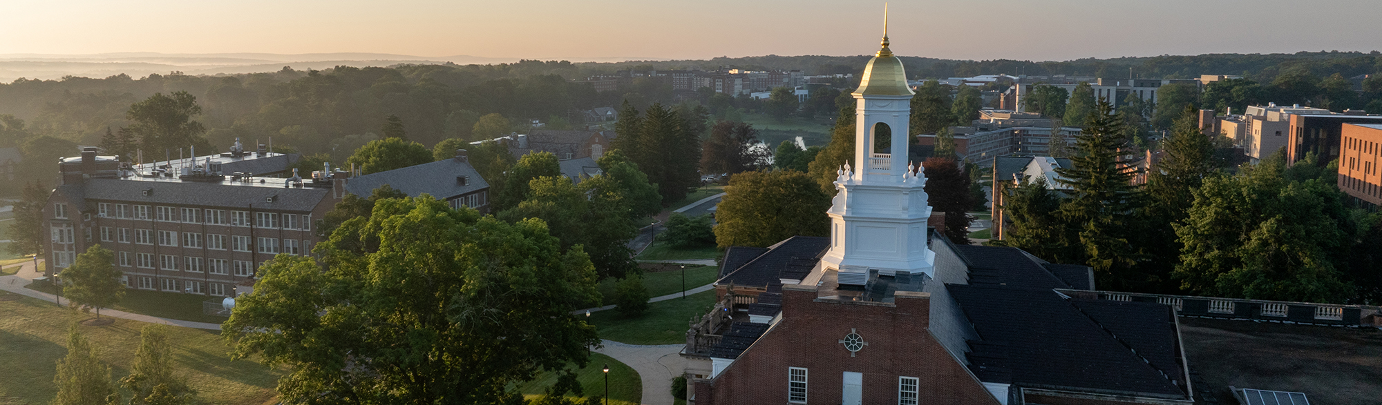 Storrs Campus Ariel view